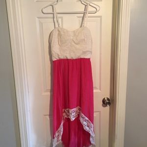 SIZE LG SUMMER HIGH LOW DRESS
