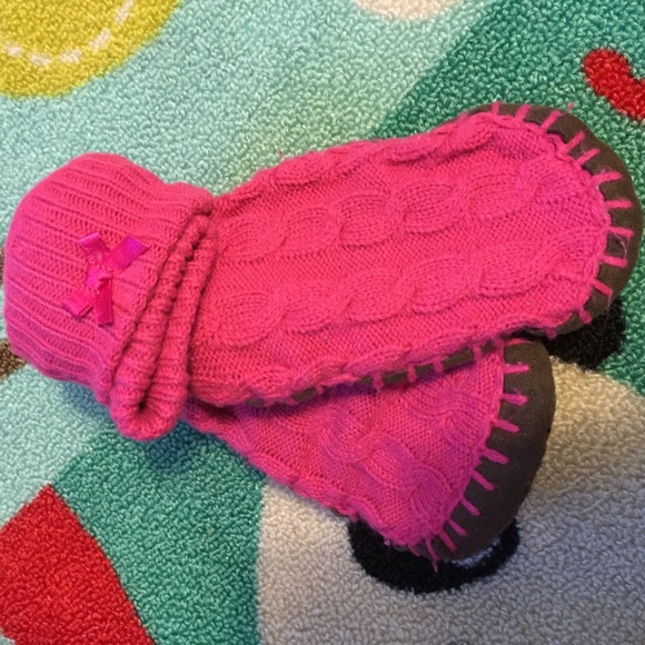 Hot pink footsies