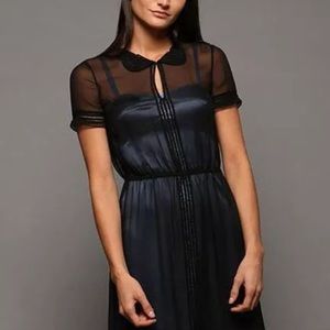 Vera wang lavender label silk chiffon 1950s  dress