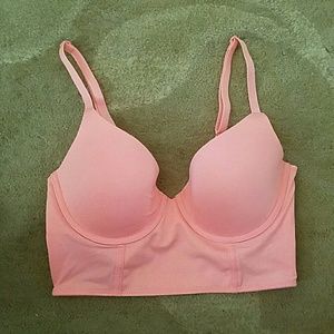 Light Coral Uplift Demi Bra