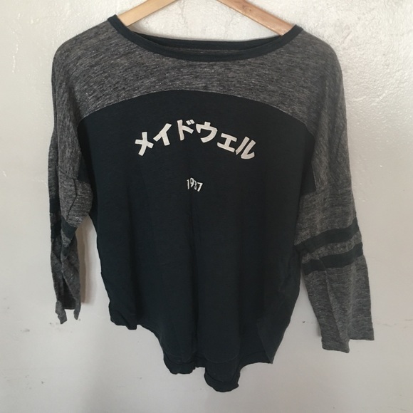 Madewell linen graphic tee