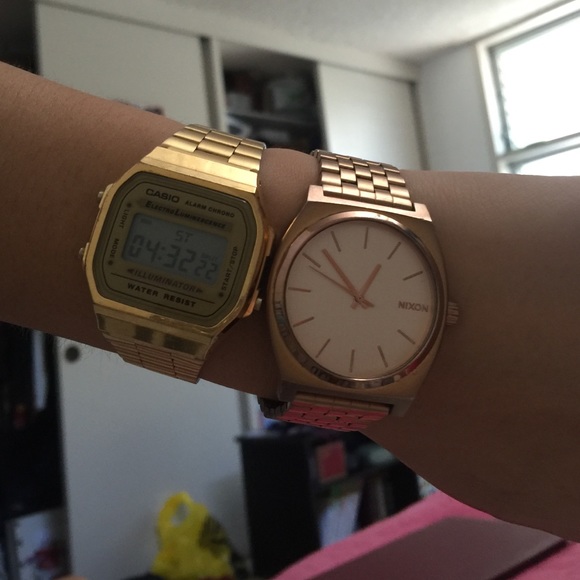 Casio gold watch