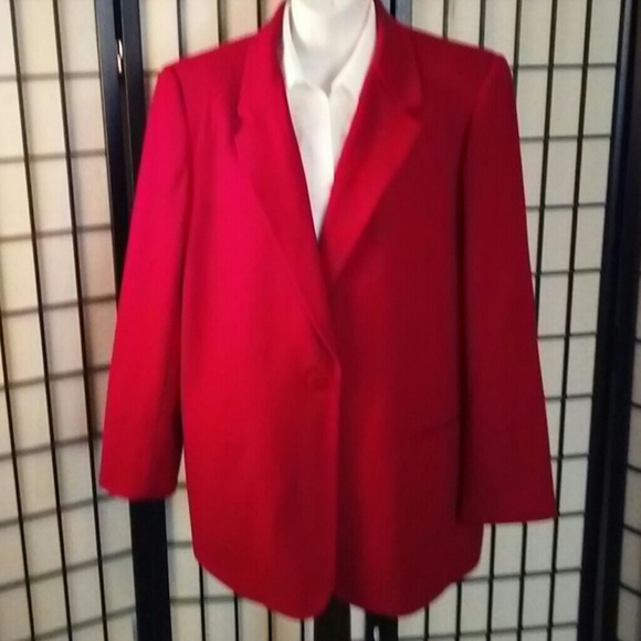 Sag harbor red wool jacket - Picture 1 of 3