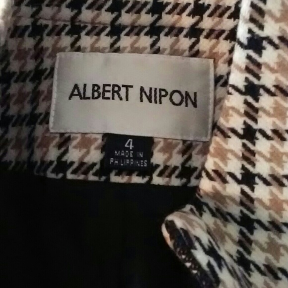 Alger Nikon houndstooth wool jacket 💜 - Picture 3 of 3