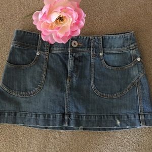 CUTE LONDON JEAN PREMIUM DENIM SKIRT