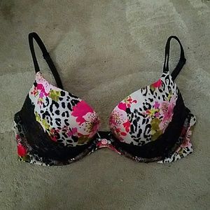 VERY SEXY PUSHUP Victorias Secret Floral Leopard