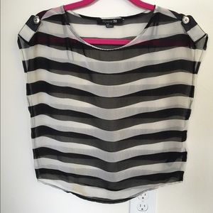 Striped sailor top from Forever 21