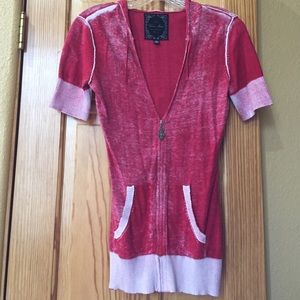 Guess Brand Short Sleeve Hoodie