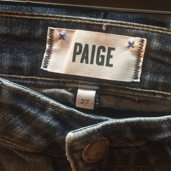 Paige medium wash denim skinny jeans - Picture 4 of 4