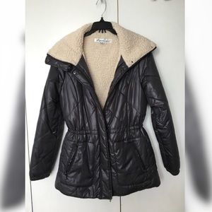 Kenneth Cole sherling-like aviator jacket (M)