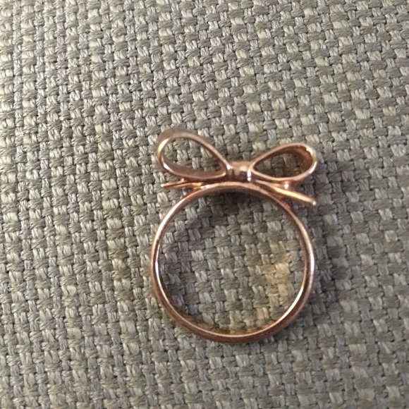 Kate Spade Rosegold Bow Ring