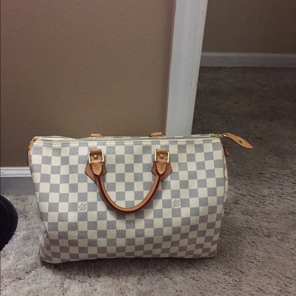 Louis Vuitton Handbags - SOLDAuthentic Speedy 35 Azur
