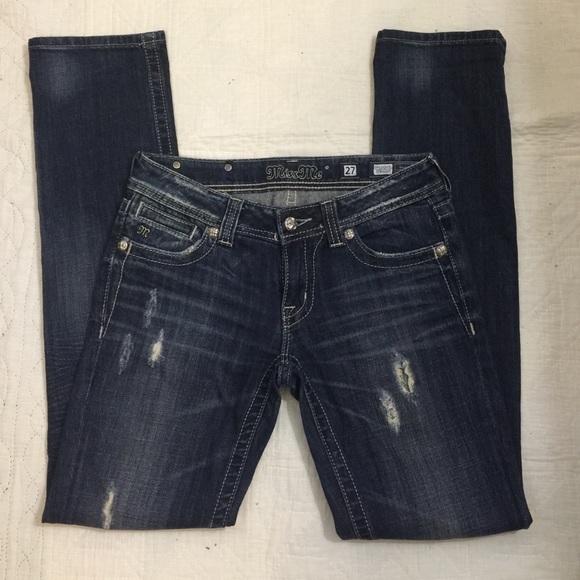 Miss Me jeans Straight cut distressed 27x33