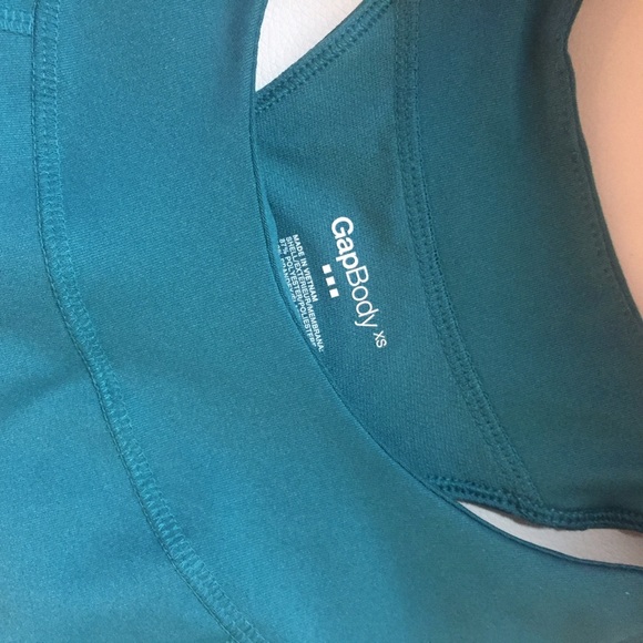 🎉LAST CALL🎉 Work Out Top- Teal - Picture 4 of 4