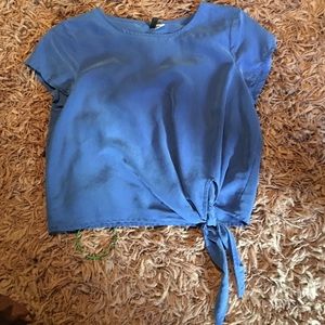 Flowy top with tie on bottom