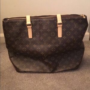 LOUIS VUITTON MONOGRAM CABAS MEZZO (Not Authentic)