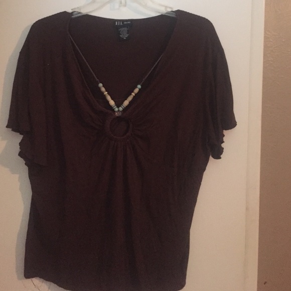 Brown blouse