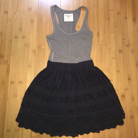 Navy blue and Gray dress