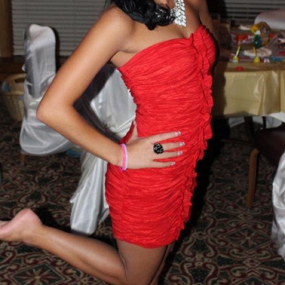 Red dress