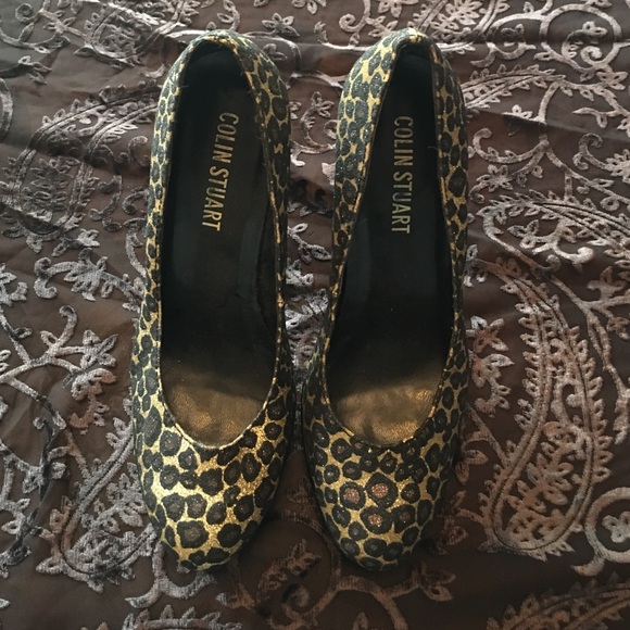 Sparkle Leopard Colin Stuart pumps - Picture 1 of 4
