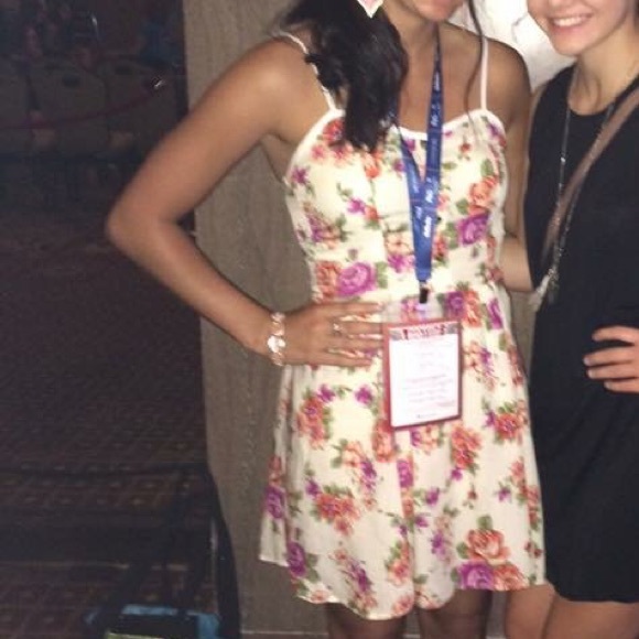 Floral spring dress