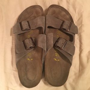 Brand new never worn suede Birkenstocks! size 40