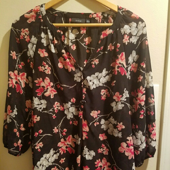 Semi shear blouse