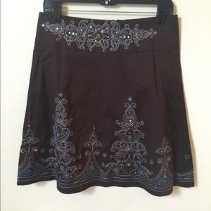 Brown skirt