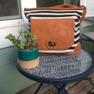 Multi tone purse • vegan leather