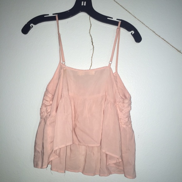LF/Millau Light Pink Spaghetti Strapped Top - Picture 3 of 3