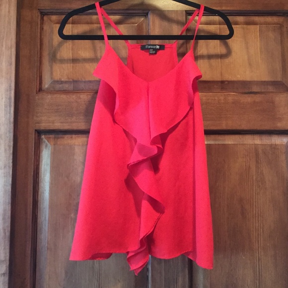 Red forever 21 tank top