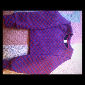 Jacquard Raglan Crop sweater