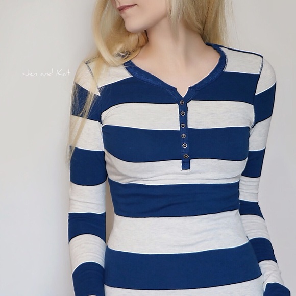 Crushing Hearts striped long-sleeved top