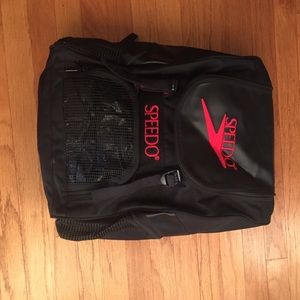 Speedo athletic bag.
