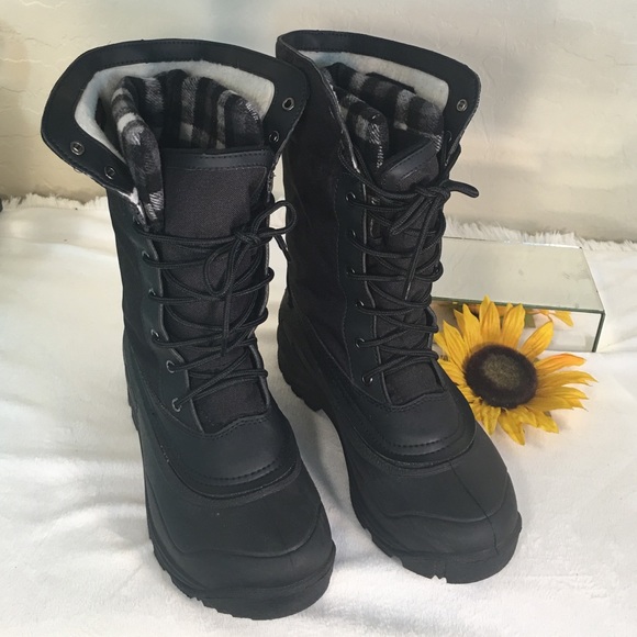 Kamik Like New Weatherproof Insulated Black Boots - Picture 2 of 4