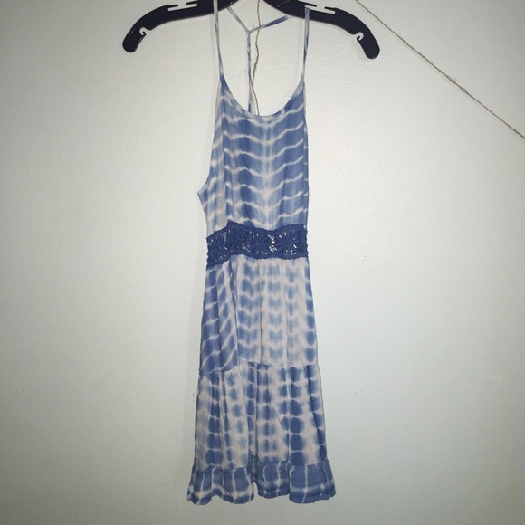 LF/House of Three Blue Tie Dye Sun Dress Unused