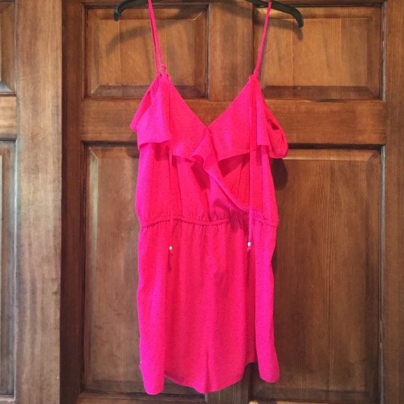 American Eagle Hot pink romper