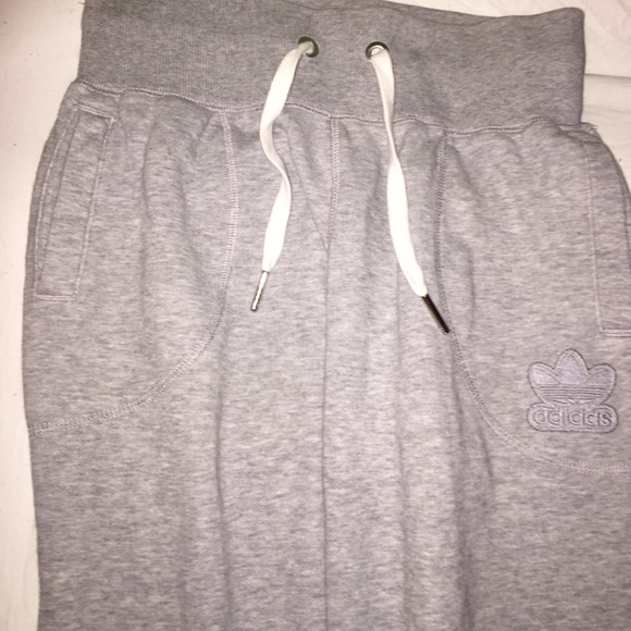 adidas Pants - Adidas Gray Sweat Pants - small
