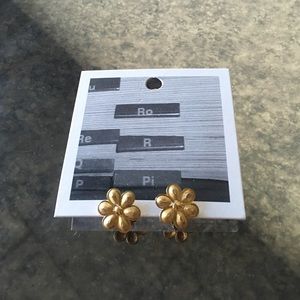 Anthropologie Detailed Flower Studs