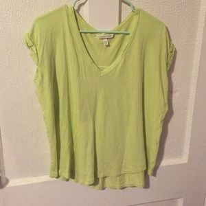 Victoria's Secret Oversize Lime Green Top Small