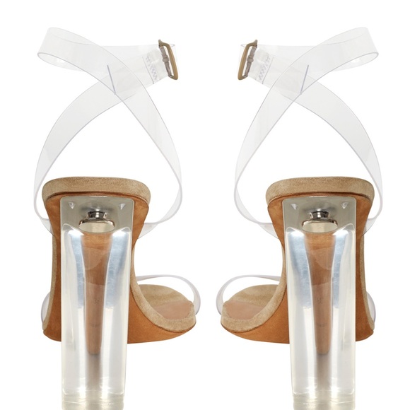 Khloé clear heels in Nude/ LAST PAIR - Picture 2 of 4