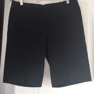 The Limited black Bermuda shorts