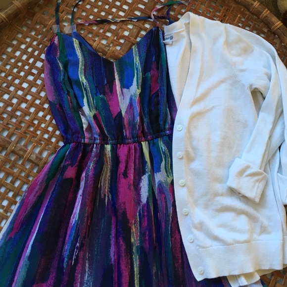 Beautiful Abstract Patterned Maxi Dress