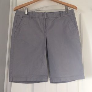 J crew gray Bermuda shorts