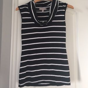 Banana Republic striped sleeveless shirt