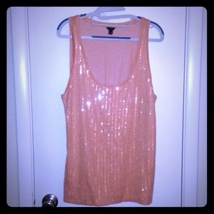 Ann Taylor Sequined Tank Top
