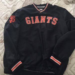 San Francisco Giants pull over with side zipper