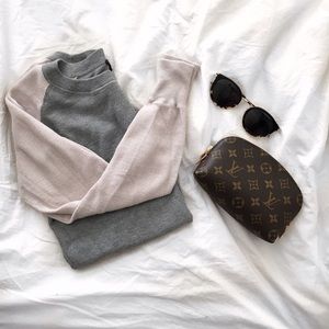 Theory knit raglan sweater