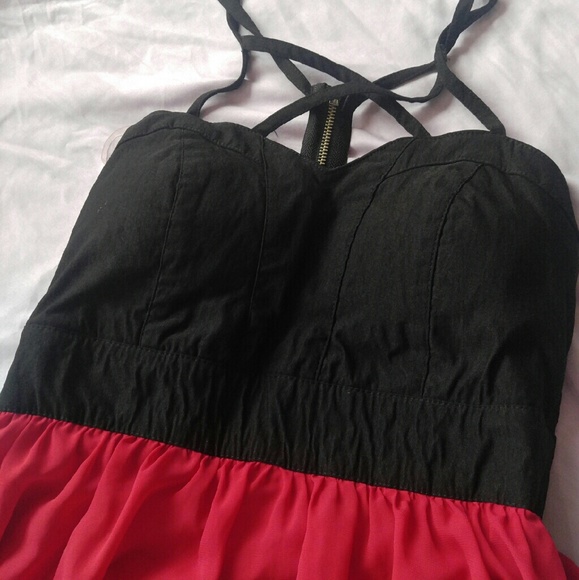 Hi-lo hem dress