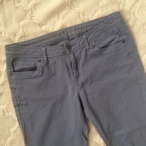 Stone Gray Skinny Ankle Pant